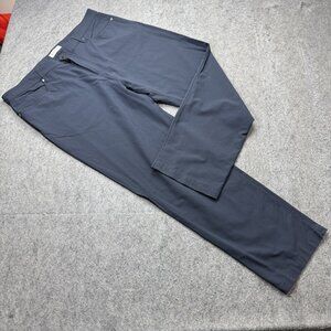 Olivers 5-Pocket Hiking Pants Men 38 x 30 Blue Nylon Stretch Straight Leg
